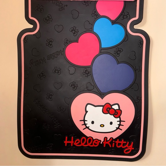 SOLD Plasticolor Hello Kitty Floor Mat 2 pieces - Picture 4 of 10